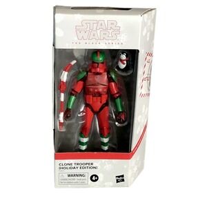 Star Wars: The‎ Black Series Clone Trooper Holiday Edition 6" Action Figure New